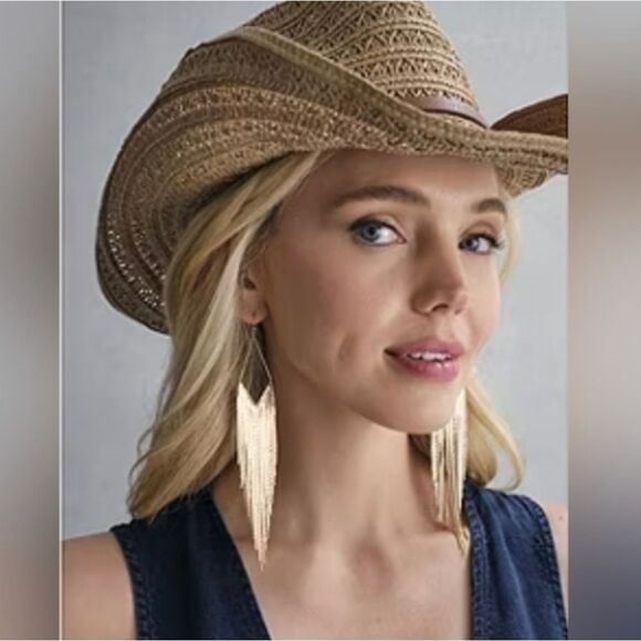 Jewelry - Elegant Gold Color Fringe Earrings